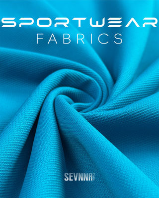 UPF 50+ Tessuto da corsa Nylon66 Spandex 4-Way Stretch