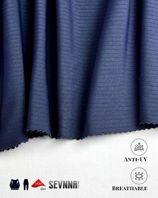 Tessuto Lycra Elasticizzato 94% Nylon 6% Lycra 240gsm Asciugatura Rapida
