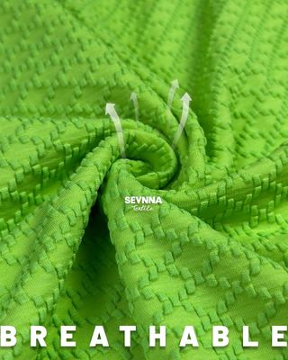 Tessuto da nuoto strutturato Materiale ad alte prestazioni per costumi da bagno comodi ed eleganti