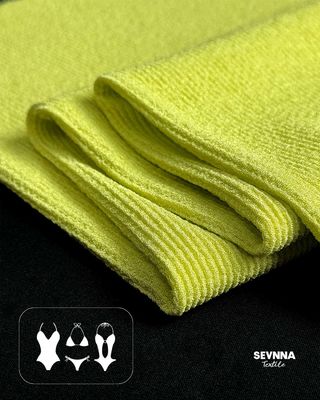 Tessuto reggiseno sportivo premium con larghezza 180 cm, peso 285 gsm e 93% poliestere riciclato + 7% spandex per materiale reggiseno da palestra ad alte prestazioni