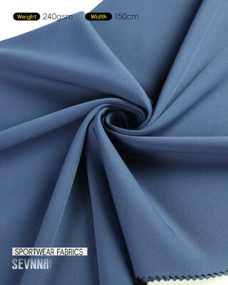 Tessuto di reggiseno sportivo resistente con larghezza di 150 cm e peso di 240 gm per abbigliamento attivo ad alte prestazioni