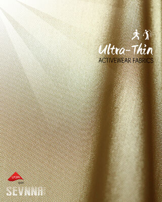 Tessuto Lycra elasticizzato leggero da 135 gsm con larghezza 158 cm e composizione 45% nylon + 55% Lycra per un comfort superiore