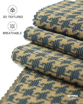 Tessuto da bagno a texture di asciugatura rapida con peso di 370 grammi e larghezza di 135 cm per costumi da bagno ad alte prestazioni