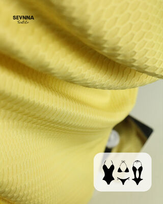 Stoffa per costumi da bagno ecologica sviluppata per soddisfare gli standard ambientali con una durata e un comfort superiori per le collezioni di costumi da bagno