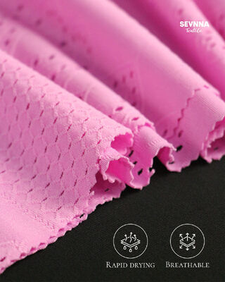 Indumenti da bagno da uomo riciclati tessuto sostenibile confortevole tessuto progettato per adulti materiale ideale per la produzione di costumi da bagno