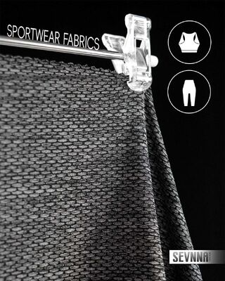 Larghezza 160 cm Tessuto a maglia doppia con 60% di nylon 28% di poliestere 12% di spandex e 165 gm di peso per indumenti durevoli