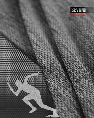 Larghezza 160 cm Tessuto a maglia doppia con 60% di nylon 28% di poliestere 12% di spandex e 165 gm di peso per indumenti durevoli