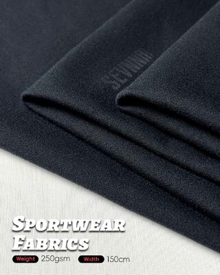 150cm Width Stretch Lycra Fabric with Moisture Wicking and High Durability for Activewear and Swimwear