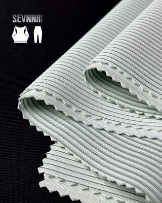 Indumenti per lo yoga con tessuto elastico e con maglieria circolare per abbigliamento attivo