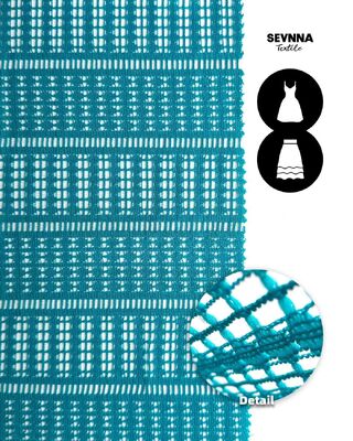 160 grammi di tessuto a maglia doppia in stile Jacquard con nylon riciclato per indumenti durevoli e comodi