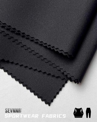 Tessuto a maglia per abbigliamento sportivo 75% Nylon + 25% Spandex con elevata traspirabilità e asciugatura rapida per tessuti sportivi