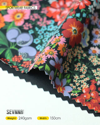 Tessuto per reggiseno sportivo resistente all'umidità ad alta traspirabilità con tessuti verdi Super stretch morbido per abbigliamento attivo