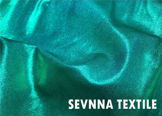 La stampa della stagnola ha riciclato i colori luminosi al neon di progettazione dell'ologramma del tessuto dello Swimwear