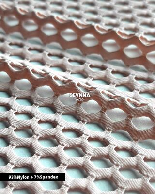 Slim Fit Recycled Swimwear Fabric Durable Stretch Material Perfect for Sustainable Swimwear and Activewear Applications