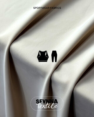 Tessuto per abbigliamento yoga 240gsm elasticizzato in 4 direzioni anti-odore per abbigliamento yoga comodo e resistente