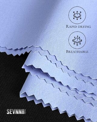 Tessuto a maglia Activewear traspirante che assorbe l'umidità, lavabile in lavatrice per abbigliamento sportivo
