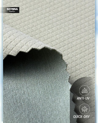 Tessuto a doppia maglia in stile jacquard in poliestere riciclato da 260 g/m² per prodotti tessili confortevoli e durevoli