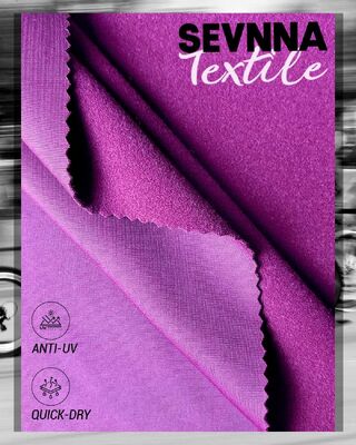Tissu a maglia resistente e traspirante, progettato per fornire comfort flessibile e gestione dell'umidità negli abiti sportivi