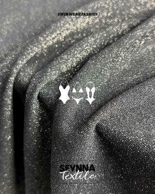 79% Nylon 12% Silver Lurex 9% Spandex Stretch Fabric con 80000 M Per Day Supply Ability e Soft Comfortable Feel