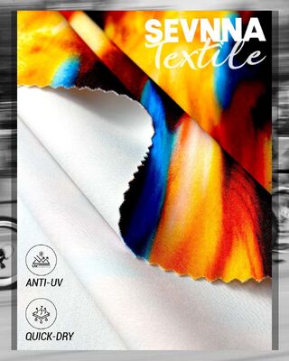 260gm Color Fastness 2-5 Grade Polyester Spandex tessuto con lunghezza personalizzata per abiti da ginnastica e costumi da bagno