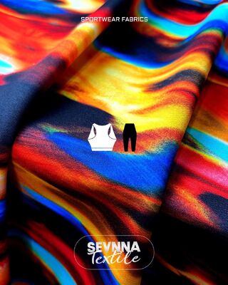 260gm Color Fastness 2-5 Grade Polyester Spandex tessuto con lunghezza personalizzata per abiti da ginnastica e costumi da bagno