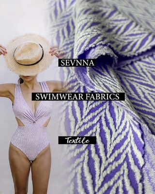 Indumenti da bagno da uomo riciclati tessuto con 58% poliestere riciclato 33% nylon 9% spandex per linee di costumi da bagno sostenibili