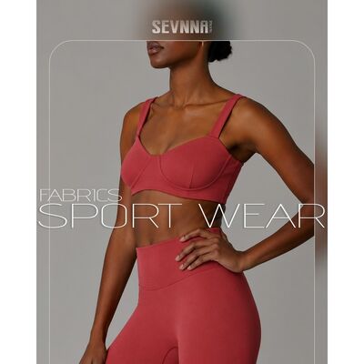 Tessuto Leggings SP7054 in SUPPLEX Spandex con Tocco di Cotone, 320GSM, UPF 50+