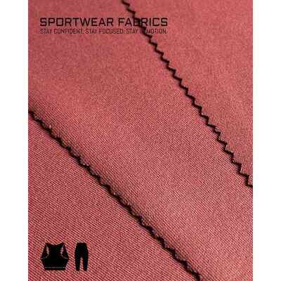 Tessuto Leggings SP7054 in SUPPLEX Spandex con Tocco di Cotone, 320GSM, UPF 50+