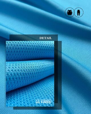 Lightweight Performance Textiles combining 95 percent Polyester and 5 percent Spandex optimized for durable flexible fabric