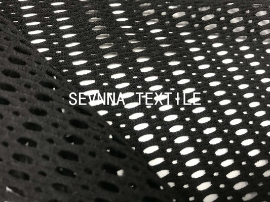 Il materiale dell'elastam del poliestere degli abiti sportivi l'abito di plastica riciclato che di modo della maglia della rete di sport dei filati della bottiglia dissimula