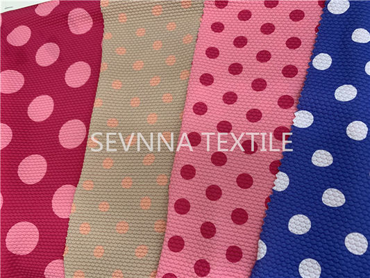 Essiccazione veloce di resistenza di Dot Recycled Swimwear Fabric Chlorine di Polka