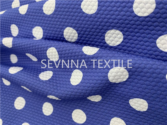 Essiccazione veloce di resistenza di Dot Recycled Swimwear Fabric Chlorine di Polka
