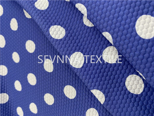 Essiccazione veloce di resistenza di Dot Recycled Swimwear Fabric Chlorine di Polka