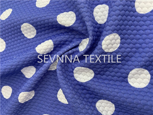 Essiccazione veloce di resistenza di Dot Recycled Swimwear Fabric Chlorine di Polka