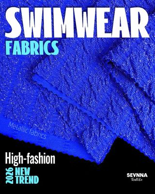 Tessuti per costumi da bagno riciclati unisex con materiale a modello solido