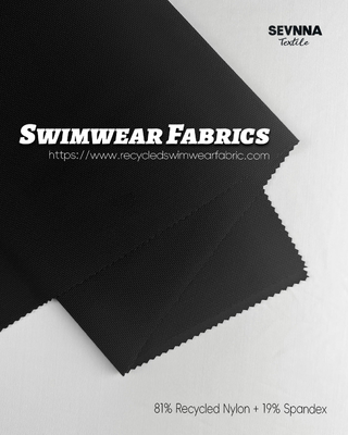 Alternative Tessuti Testurizzati per Costumi da Bagno 81% Nylon Riciclato 19% Spandex per Costumi da Bagno Eco-compatibili