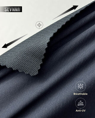 Tessuto da bicicletta resistente con 230 grammi di peso 132 cm di larghezza e resistente all'umidità per abbigliamento da bicicletta ad alte prestazioni