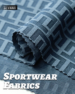 Tessuto a maglia doppia ad alta densità con un peso di 380 grammi e una larghezza di 135 cm per abbigliamento eco-compatibile in estate/autunno