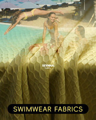 Stoffa per costumi da bagno ecologica sviluppata per soddisfare gli standard ambientali con una durata e un comfort superiori per le collezioni di costumi da bagno