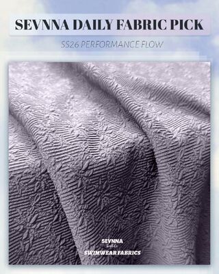 320 gm UPF 50+ Tessuto da nuoto con elevata resistenza al cloro per costumi da bagno durevoli