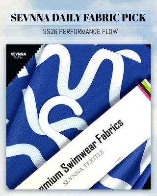 Indumenti da bagno per adulti tessuto riciclato materiale sostenibile e ecologico adatto alla produzione di abbigliamento da bagno e abbigliamento da ginnastica