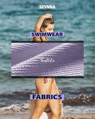 Larghezza 135cm Tessuto da costume da bagno riciclato tessuto durevole sostenibile adatto per la stagione primaverile costume da bagno e comodo