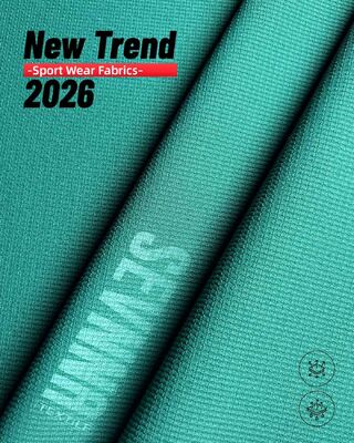 Tessuto in nylon riciclato largo 162 cm con contenuto riciclato al 100% e costruzione a righe per una produzione tessile eco-consapevole