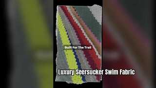 RN-2781 Tessuto da bagno Seersucker in nylon riciclato di lusso 320GSM