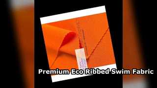 Tessuto da nuoto a coste riciclato Premium UPF 50 SP7616