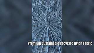 Tessuto in nylon riciclato premium per abbigliamento sportivo sostenibile