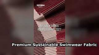 Tessuto per costumi da bagno riciclato ecologico per una moda sostenibile