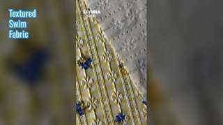 Tessuto da bagno strutturato: resistente al cloro ad alta elasticità