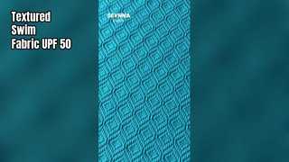 Tessuto da bagno strutturato con elevata resistenza al cloro e nylon riciclato al 93% per un nuoto durevole